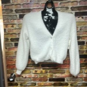 Long sleeve button up sweater